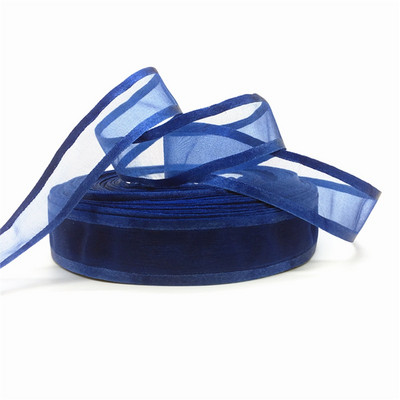 Comerț cu ridicata 5Yards 1"(25mm) Fundă roșie cu panglică din organza, nuntă, petrecere de Crăciun, decorare pentru împachetare, dantelă, artizanat