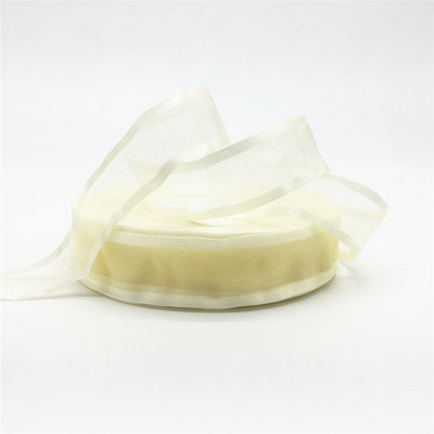 Comerț cu ridicata 5Yards 1"(25mm) Fundă roșie cu panglică din organza, nuntă, petrecere de Crăciun, decorare pentru împachetare, dantelă, artizanat