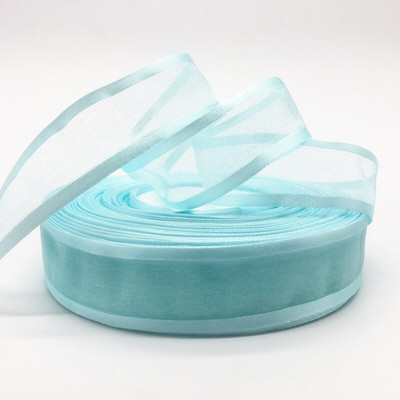 Comerț cu ridicata 5Yards 1"(25mm) Fundă roșie cu panglică din organza, nuntă, petrecere de Crăciun, decorare pentru împachetare, dantelă, artizanat