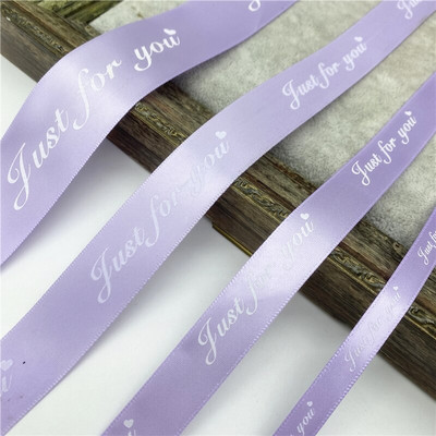 5 jardi 10/20/25/38 mm poliesterska vrpca otisnuta SAMO ZA VAS Vrpca za ručno rađeno romantično darovno pakiranje Vjenčana dekoracija