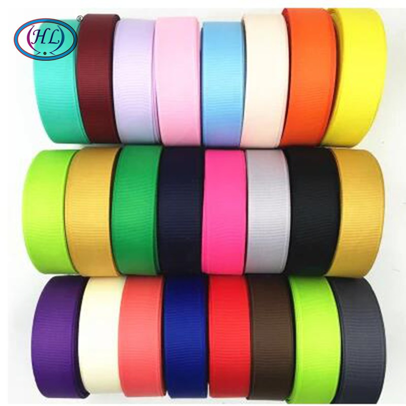 HL 5 Meters 6mm/10mm/15mm/20mm/25mm/40mm Grosgrain Κορδέλες Χειροποίητα DIY Αξεσουάρ Κεφαλής Δώρο Γάμου Διακοσμητικό Περιτύλιγμα