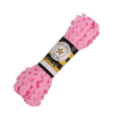 15 jardi/krunt 8 mm mitmevärviline terüleenist lint Ric Rac siksakiga pitsist kaunistuslint pulmade kaunistamiseks Käsitsi valmistatud meisterdatud õmblustööd