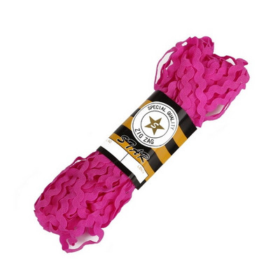 15 jardi/krunt 8 mm mitmevärviline terüleenist lint Ric Rac siksakiga pitsist kaunistuslint pulmade kaunistamiseks Käsitsi valmistatud meisterdatud õmblustööd