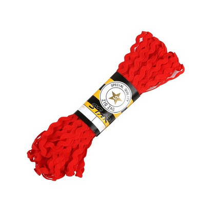 15 jardi/krunt 8 mm mitmevärviline terüleenist lint Ric Rac siksakiga pitsist kaunistuslint pulmade kaunistamiseks Käsitsi valmistatud meisterdatud õmblustööd