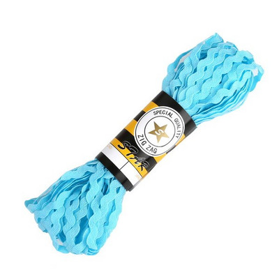 15 jardi/krunt 8 mm mitmevärviline terüleenist lint Ric Rac siksakiga pitsist kaunistuslint pulmade kaunistamiseks Käsitsi valmistatud meisterdatud õmblustööd