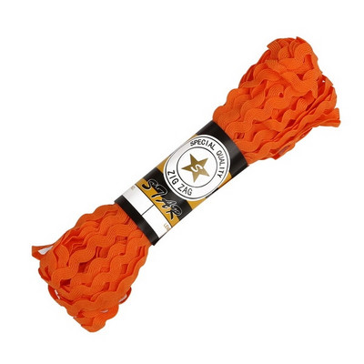 15 jardi/krunt 8 mm mitmevärviline terüleenist lint Ric Rac siksakiga pitsist kaunistuslint pulmade kaunistamiseks Käsitsi valmistatud meisterdatud õmblustööd