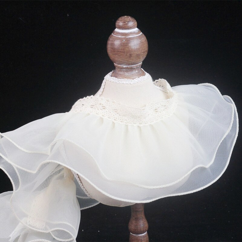 Lijepa aplikacija s volanima Dvoslojna čipka od organze od tila Ručno izrađena DIY rukava za djecu Pahuljasta suknja za kolače Dekoracija ruba košare za pohranu