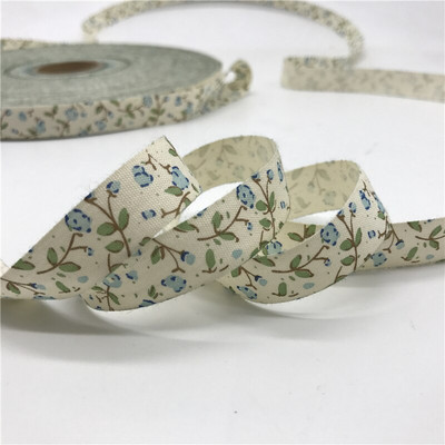 5 jardi/lot 15 mm pamučne vrpce ručno izrađenog dizajna tiskane pamučne vrpce za vjenčanje Božićni ukrasi DIY tkanina za šivanje
