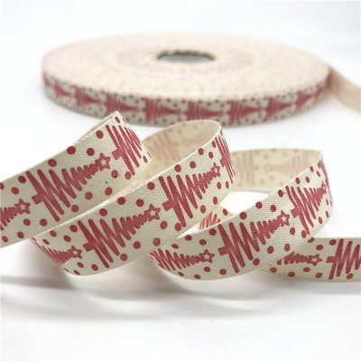 5 jardi/lot 15 mm pamučne vrpce ručno izrađenog dizajna tiskane pamučne vrpce za vjenčanje Božićni ukrasi DIY tkanina za šivanje