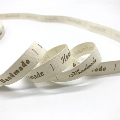 5 jardi/lot 15 mm pamučne vrpce ručno izrađenog dizajna tiskane pamučne vrpce za vjenčanje Božićni ukrasi DIY tkanina za šivanje