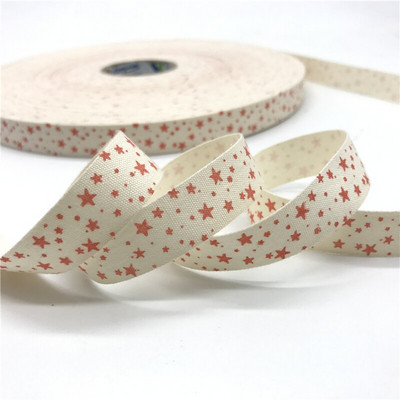 5 jardi/lot 15 mm pamučne vrpce ručno izrađenog dizajna tiskane pamučne vrpce za vjenčanje Božićni ukrasi DIY tkanina za šivanje