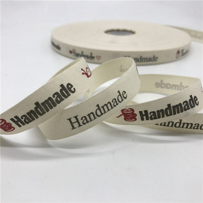 5 jardi/lot 15 mm pamučne vrpce ručno izrađenog dizajna tiskane pamučne vrpce za vjenčanje Božićni ukrasi DIY tkanina za šivanje