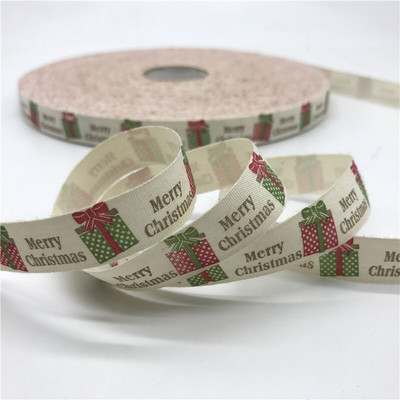 5 jardi/lot 15 mm pamučne vrpce ručno izrađenog dizajna tiskane pamučne vrpce za vjenčanje Božićni ukrasi DIY tkanina za šivanje