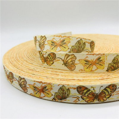 5 jardi/lot 15 mm pamučne vrpce ručno izrađenog dizajna tiskane pamučne vrpce za vjenčanje Božićni ukrasi DIY tkanina za šivanje