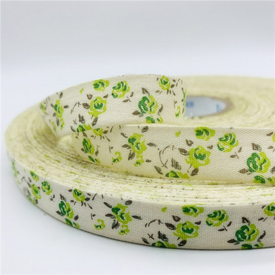 5 jardi/lot 15 mm pamučne vrpce ručno izrađenog dizajna tiskane pamučne vrpce za vjenčanje Božićni ukrasi DIY tkanina za šivanje