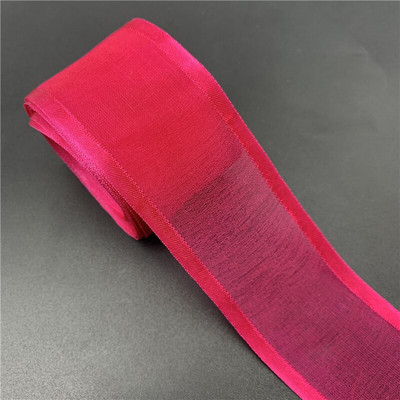 20 mm 25 mm 38 mm 5 jardų satininio krašto juostelė organzos juostelė lanko vestuvėms kalėdiniam papuošimui Rankų darbo „pasidaryk pats“ vyniojimo amatai