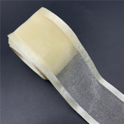 20 mm 25 mm 38 mm 5 jardų satininio krašto juostelė organzos juostelė lanko vestuvėms kalėdiniam papuošimui Rankų darbo „pasidaryk pats“ vyniojimo amatai