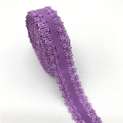 5 jardi/partii 7/8" (20 mm) elastne rihm kroonserv, ääristatud pitsiga elastne spandeksrihm kanga õmblemiseks DIY rõivatarvikud