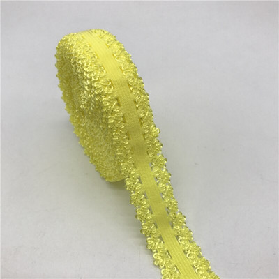 5 jardi/partii 7/8" (20 mm) elastne rihm kroonserv, ääristatud pitsiga elastne spandeksrihm kanga õmblemiseks DIY rõivatarvikud