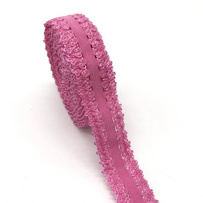5 jardi/partii 7/8" (20 mm) elastne rihm kroonserv, ääristatud pitsiga elastne spandeksrihm kanga õmblemiseks DIY rõivatarvikud