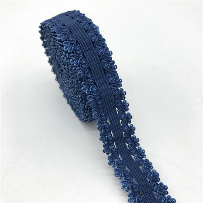 5 jardi/partii 7/8" (20 mm) elastne rihm kroonserv, ääristatud pitsiga elastne spandeksrihm kanga õmblemiseks DIY rõivatarvikud