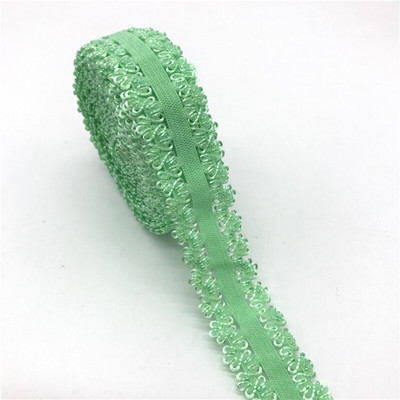 5 jardi/partii 7/8" (20 mm) elastne rihm kroonserv, ääristatud pitsiga elastne spandeksrihm kanga õmblemiseks DIY rõivatarvikud