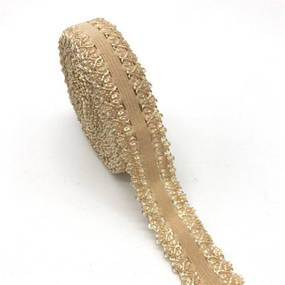 5 jardi/partii 7/8" (20 mm) elastne rihm kroonserv, ääristatud pitsiga elastne spandeksrihm kanga õmblemiseks DIY rõivatarvikud