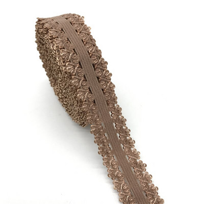 5 jardi/partii 7/8" (20 mm) elastne rihm kroonserv, ääristatud pitsiga elastne spandeksrihm kanga õmblemiseks DIY rõivatarvikud