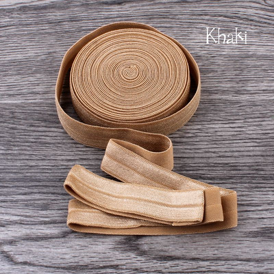10 Yards Fold Over Elastic 5/8`` 15mm Stretch Foldover FOE Elastics Ribbon by The Yard for Headbands Hair Ties