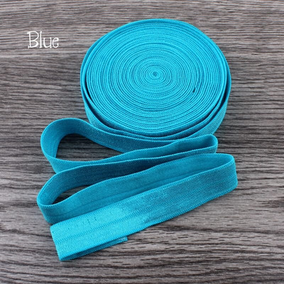 10 Yards Fold Over Elastic 5/8`` 15mm Stretch Foldover FOE Elastics Ribbon by The Yard for Headbands Hair Ties