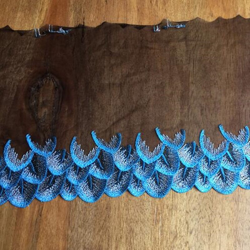 Prabangios medvilnės siuvinėtos juodos geltonos gėlės nėrinių audinys dubai siuvimas DIY apdaila tiulio aplikacija Juostelės apykakle suknelė gipiūro dekoras