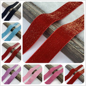 10 mm 25 mm 38 mm Zlatna žičana baršunasta vrpca Ručno izrađena vrpca za ukrašavanje svadbi za zamatanje darova DIY mašna za kosu