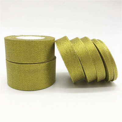 6-50 mm 25 meetrit / rull-kuld/hõbedane siidist satiinlint käsitsi valmistatud vibu käsitöö pulmadeks jõulukaunistuseks DIY kaardi kingituste pakkimine