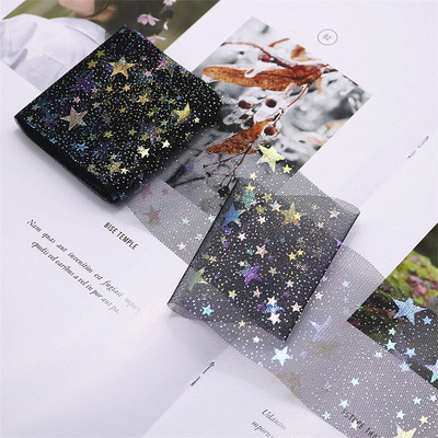 6 cm/12 cm *5 jardi Illusory Color Star Mesh Tkanina Gornji ukras torte Traka Mašna Meki keper Til DIY Vjenčanje Rođendanska dekoracija