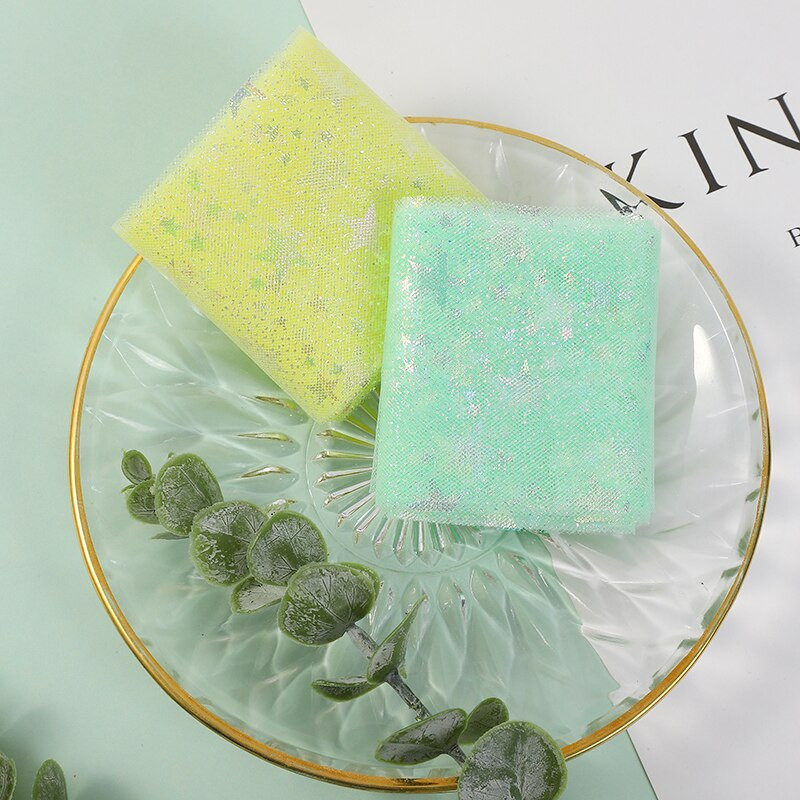 6 cm/12 cm *5 jardi Illusory Color Star Mesh Tkanina Gornji ukras torte Traka Mašna Meki keper Til DIY Vjenčanje Rođendanska dekoracija
