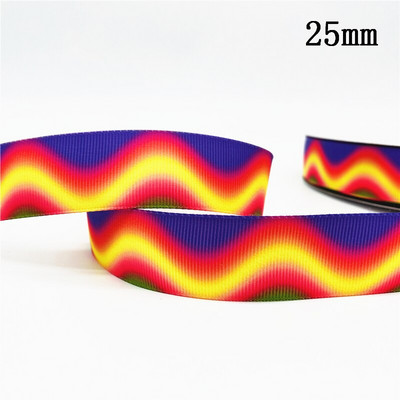 10 mm 25 mm 38 mm 3 jardų gradiento vaivorykštės juostelė, skirta namų vestuvėms Kalėdų dekoravimui „pasidaryk pats“ dovanų pakavimo siuvimo audinys