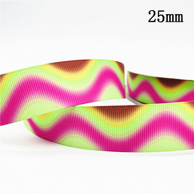 10 mm 25 mm 38 mm 3 jardų gradiento vaivorykštės juostelė, skirta namų vestuvėms Kalėdų dekoravimui „pasidaryk pats“ dovanų pakavimo siuvimo audinys