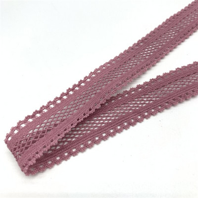5 yarzi/lot 15mm panglică elastică cu grilă îndoită peste bandă elastică spandex pentru cusut dantelă trim banda din talie accesoriu de îmbrăcăminte