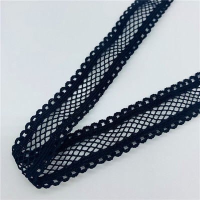 5 yarzi/lot 15mm panglică elastică cu grilă îndoită peste bandă elastică spandex pentru cusut dantelă trim banda din talie accesoriu de îmbrăcăminte