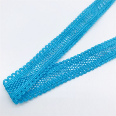 5 yarzi/lot 15mm panglică elastică cu grilă îndoită peste bandă elastică spandex pentru cusut dantelă trim banda din talie accesoriu de îmbrăcăminte