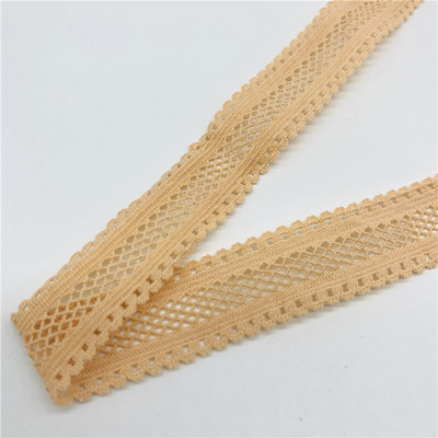 5 yarzi/lot 15mm panglică elastică cu grilă îndoită peste bandă elastică spandex pentru cusut dantelă trim banda din talie accesoriu de îmbrăcăminte