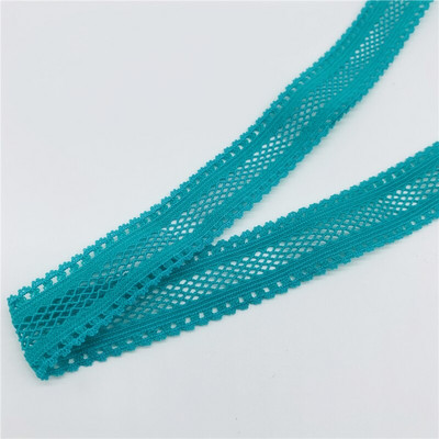 5 yarzi/lot 15mm panglică elastică cu grilă îndoită peste bandă elastică spandex pentru cusut dantelă trim banda din talie accesoriu de îmbrăcăminte