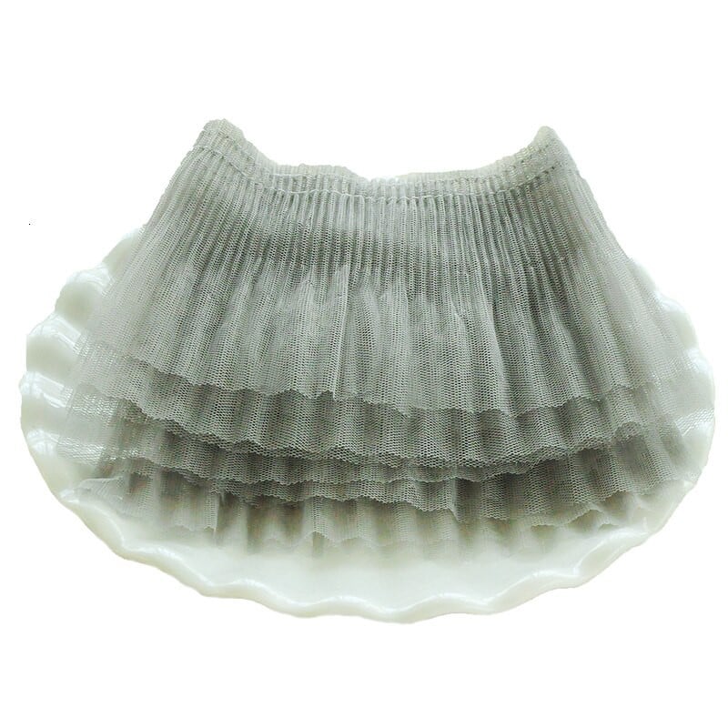 12 CM široki dvoslojni til, nabrana čipkana tkanina, kragne, manžete, rubovi, rubovi, vrpce, zavjese, haljina, odjeća, pribor za šivanje.