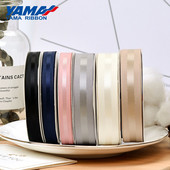 YAMA Grosgrain Edge satiinlint 9 16 25 38 mm 100 jardi ja 3/8" 5/8" 1" 1,5 tolli isetegemise kleidi jaoks mõeldud vibupeo pulmapaelte jaoks