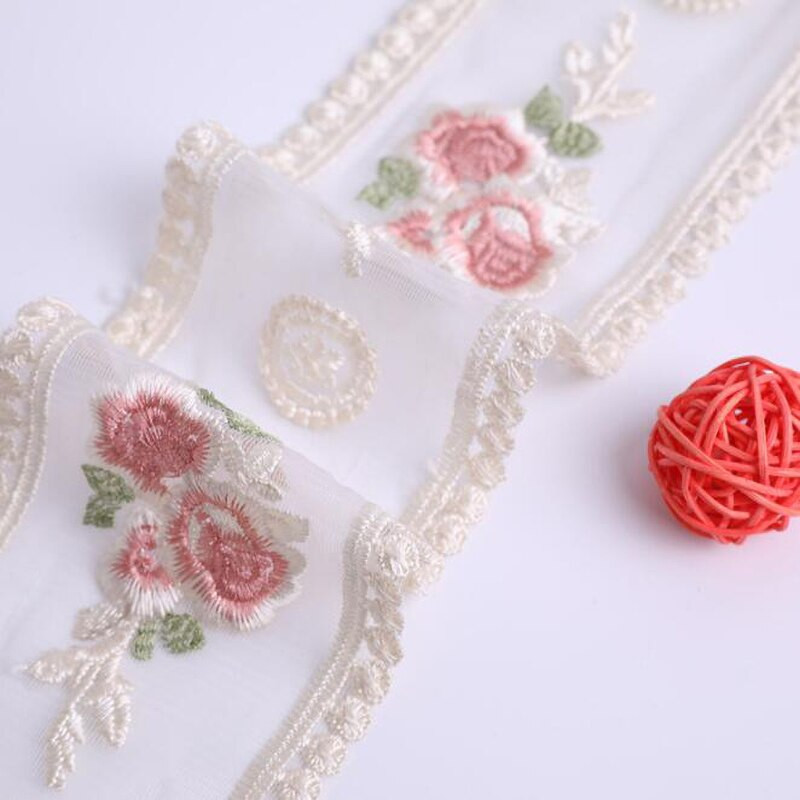 2Y siuvinėtos gėlių nėrinių juostelės, skirtos namų tekstilei, sofos užvalkalai, papuošimai tinklelio aplikacijos siuvimo nėrinių audinys