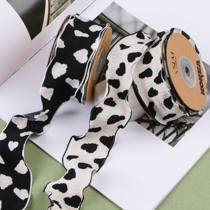 10 Yards 38mm μονής όψης Love / Soft / Ruffle Ribbon DIY Make Bowknots Παιδικά Αξεσουάρ Μαλλιών Υλικό Χειροποίητα Carfts Δώρο