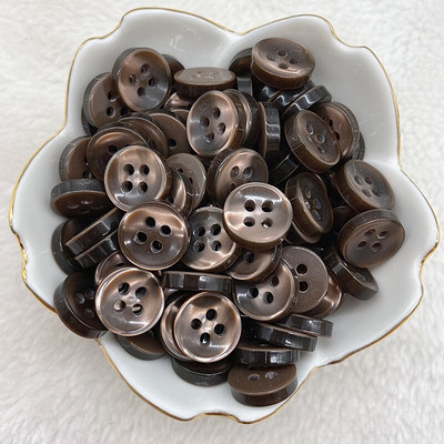 50 buc 12 mm culoare rășină ochi de pisică buton Pearllight bol în formă de patru ochi buton decorare nuntă accesorii de cusut