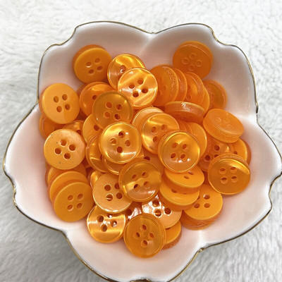 50 buc 12 mm culoare rășină ochi de pisică buton Pearllight bol în formă de patru ochi buton decorare nuntă accesorii de cusut