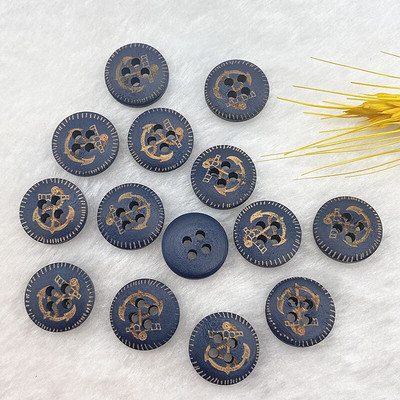 Νέο 15mm στρογγυλό κουμπί με μονόγραμμα Χριστουγεννιάτικο ρίγες καρό κουμπί Love Scrapbooking για αξεσουάρ ραπτικής διακόσμησης γάμου