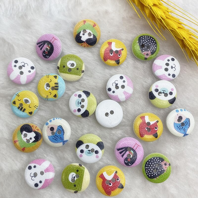 Νέο 15mm στρογγυλό κουμπί με μονόγραμμα Χριστουγεννιάτικο ρίγες καρό κουμπί Love Scrapbooking για αξεσουάρ ραπτικής διακόσμησης γάμου